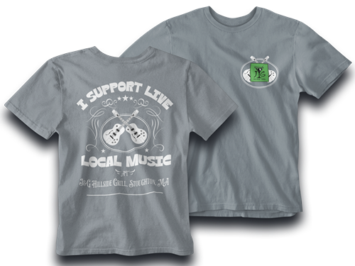 I Support Live Local Music at J&G Hillside Grill Unisex Tee