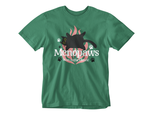 Menopaws – Watch the Claws! Unisex Tee