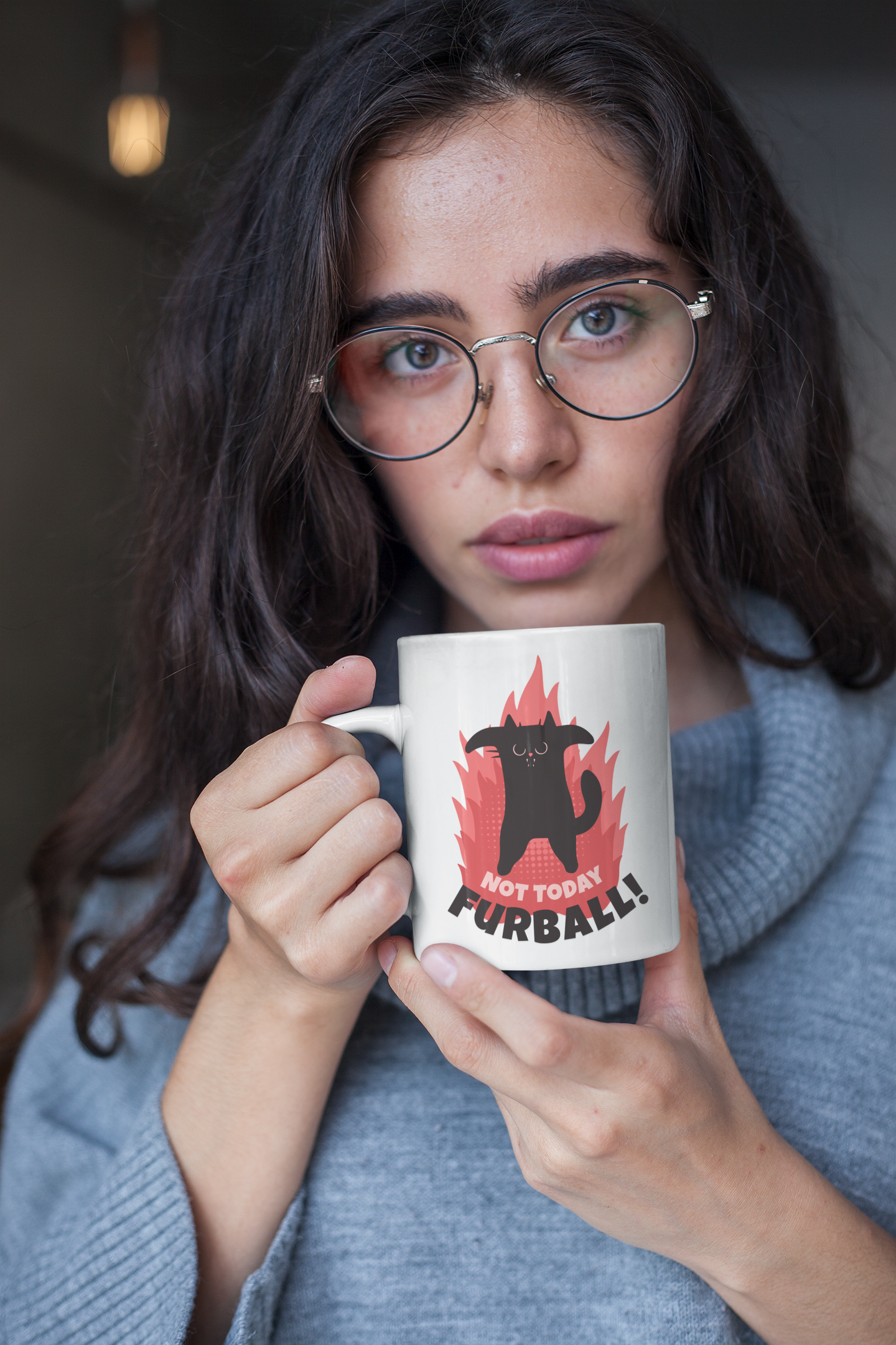 Not Today Furball - Ceramic Mug