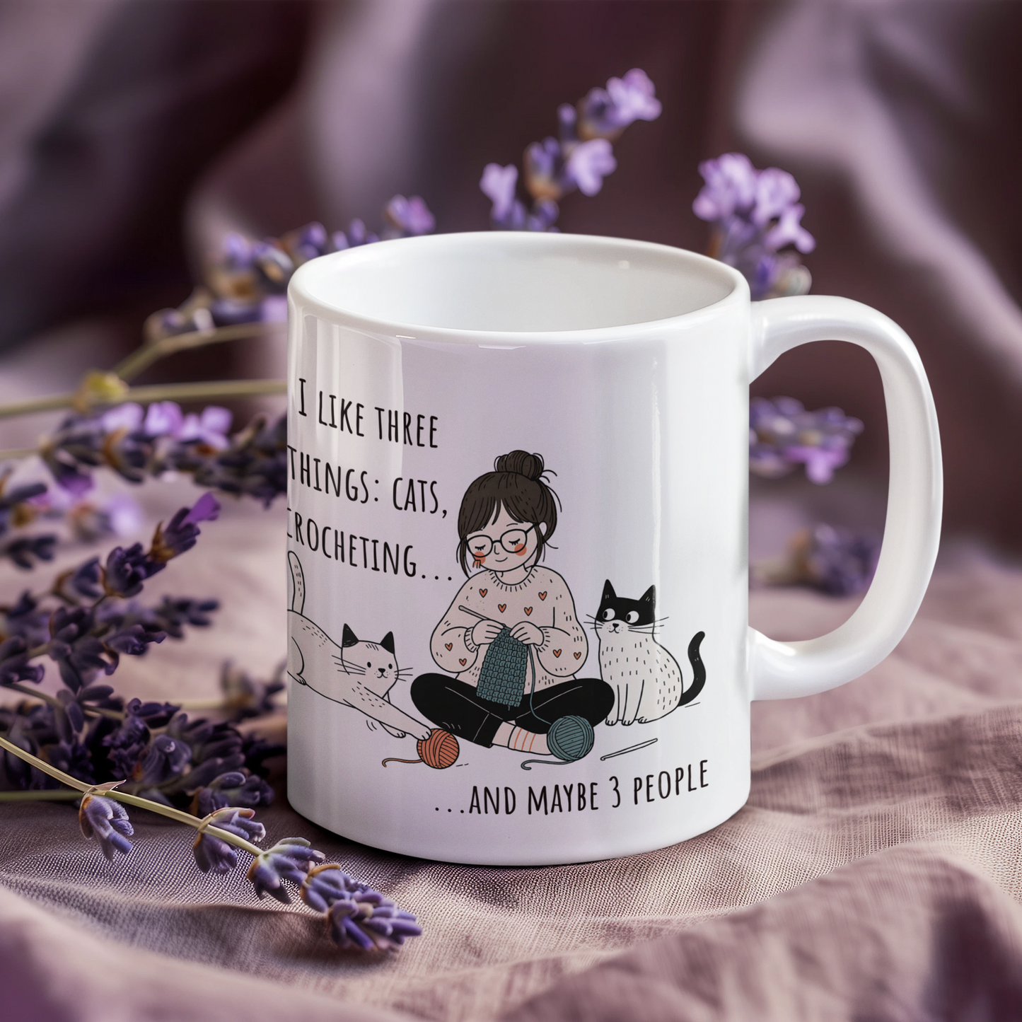 Cats and Crochet Mug