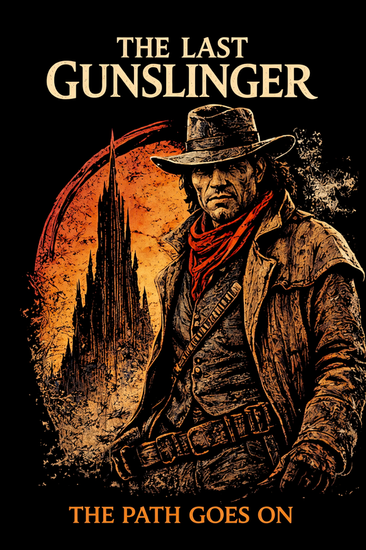 The Last Gunslinger Tee – Dark Western Outlaw Graphic T-Shirt