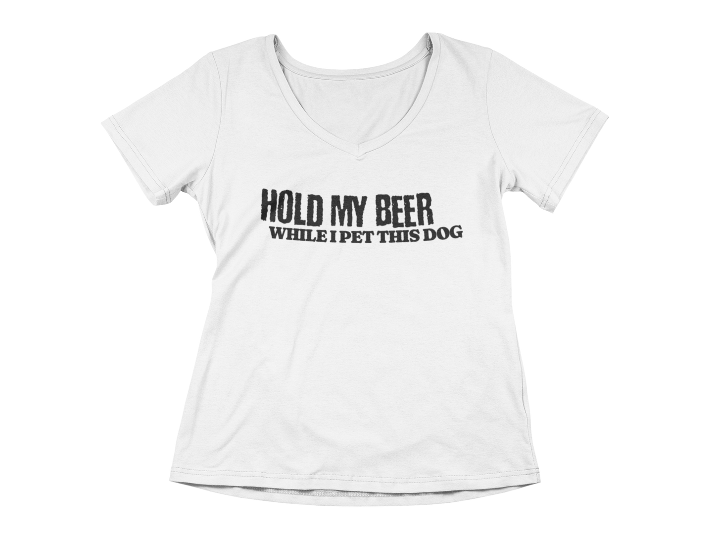 Hold My Beer While I Pet This Dog Tee