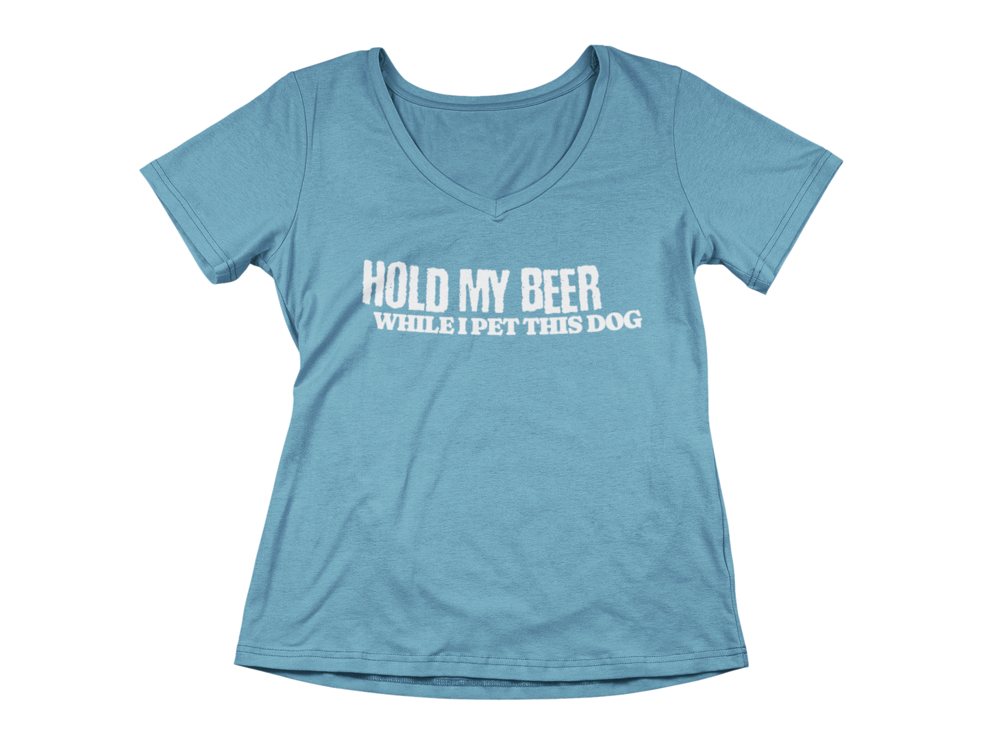 Hold My Beer While I Pet This Dog Tee
