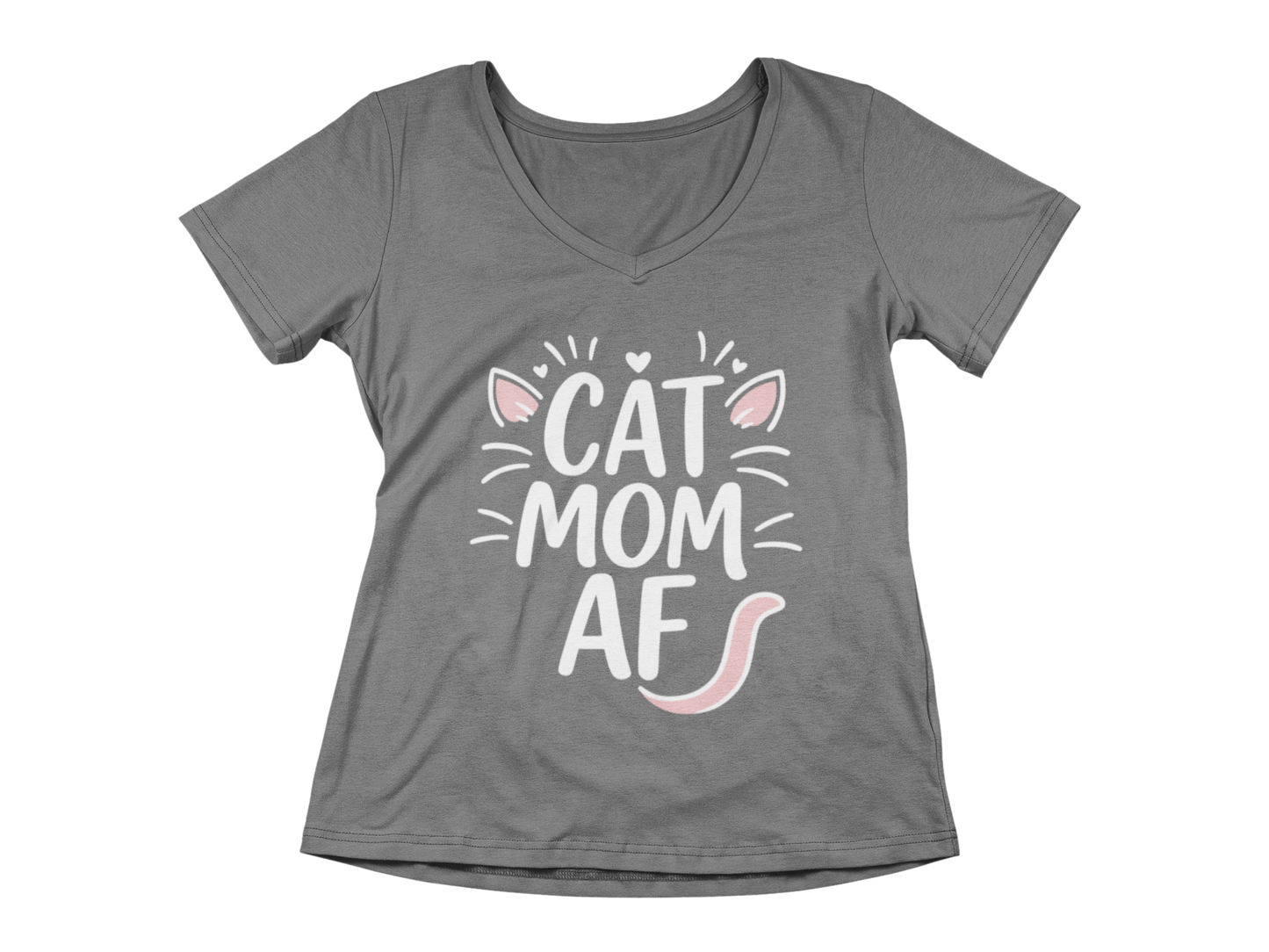 Cat Mom AF Tee