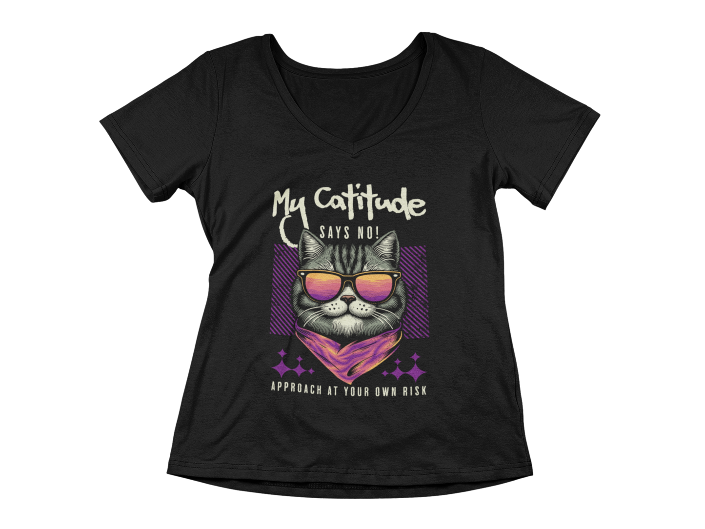 My Catitude Says No! Tee