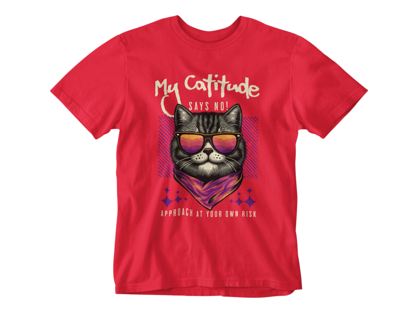 My Catitude Says No! Tee