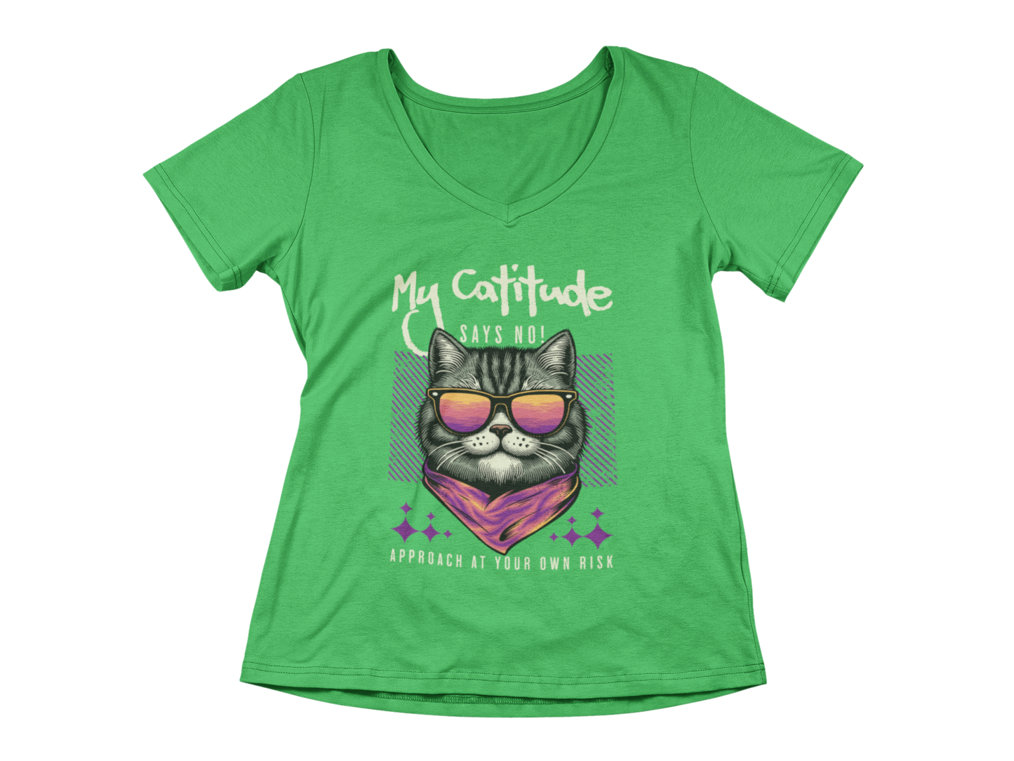 My Catitude Says No! Tee