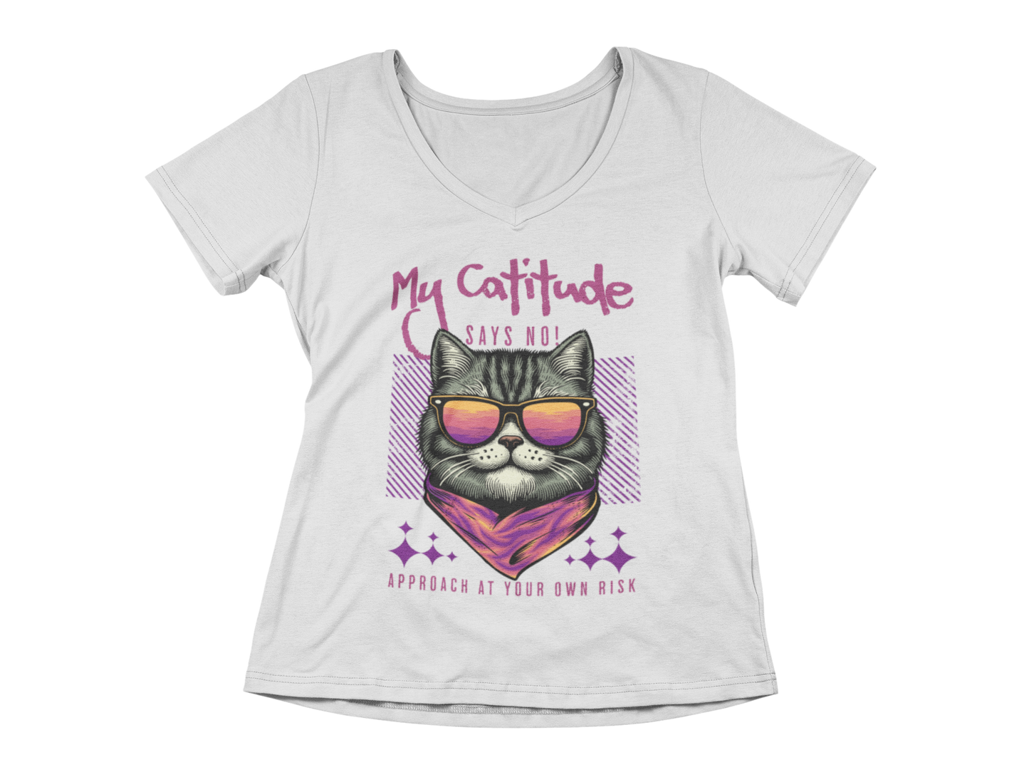 My Catitude Says No! Tee