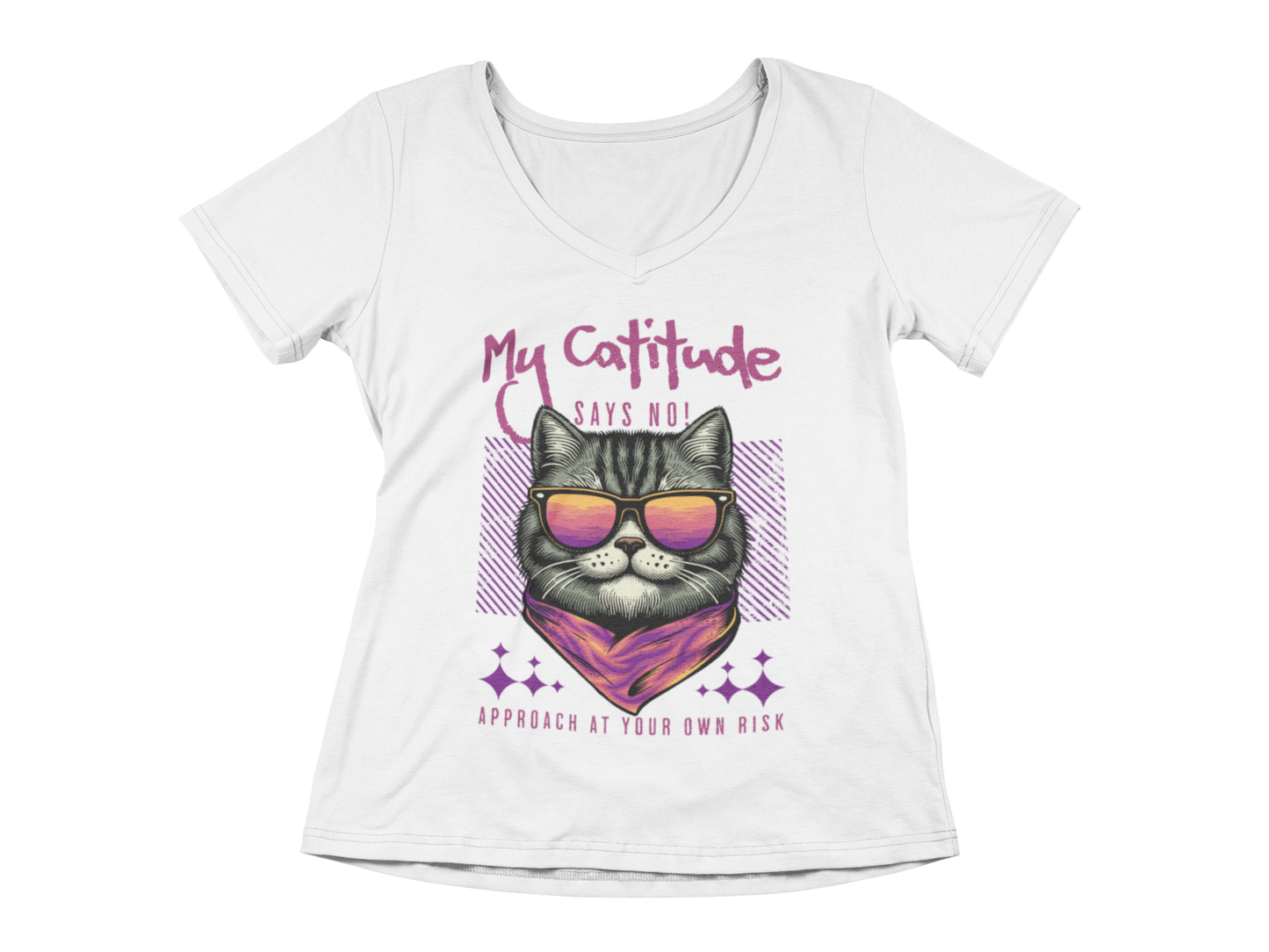 My Catitude Says No! Tee