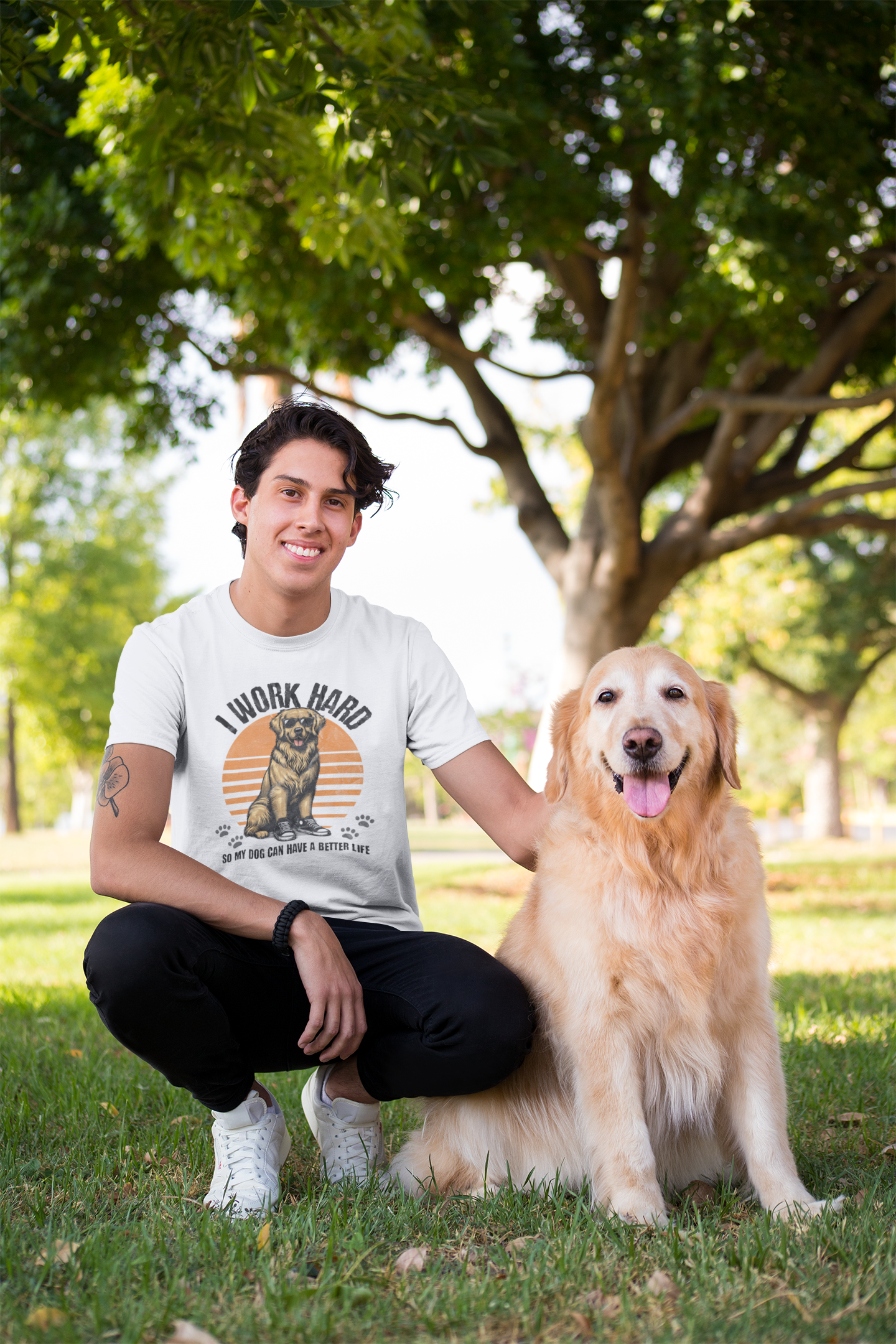 I Work Hard So My Dog Can Have a Better Life Tee