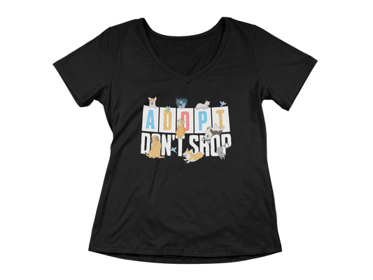 Adopt Don't Shop Women’s V-Neck
