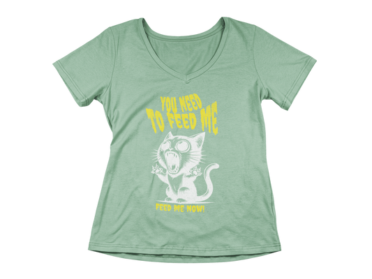 Feed Me Now! Women’s V-Neck