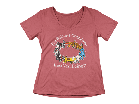 The Welcome Committee – Women's V-Neck