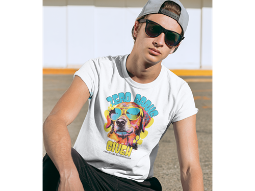 Zero Barks Given Tee