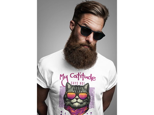 My Catitude Says No! Tee