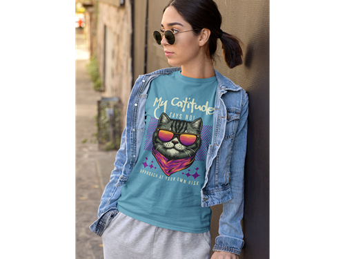 My Catitude Says No! Tee