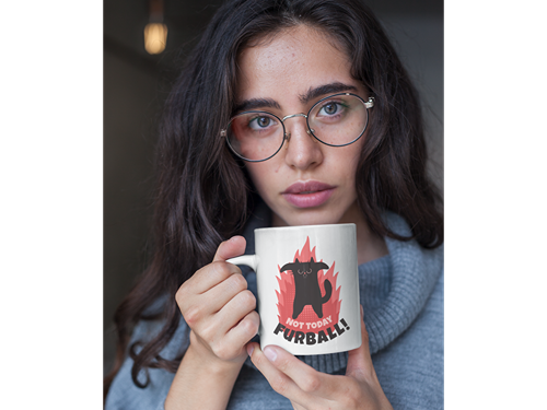 Not Today Furball - Ceramic Mug - CLEARANCE