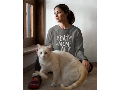 Cat Mom AF Sweatshirt