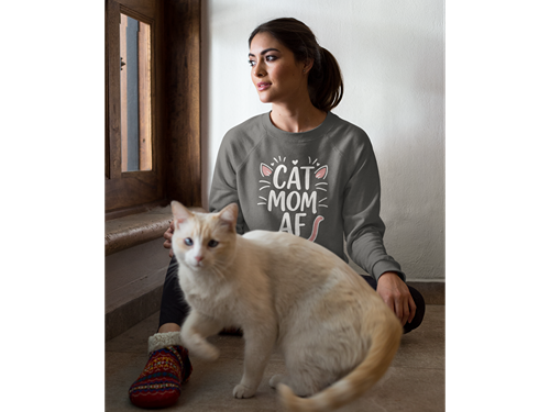 Cat Mom AF Sweatshirt