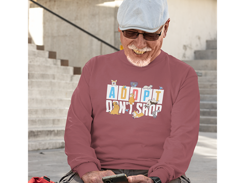 Adopt Don't Shop Long Sleeve Tee