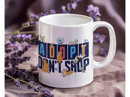 Adopt Don't Shop Mug