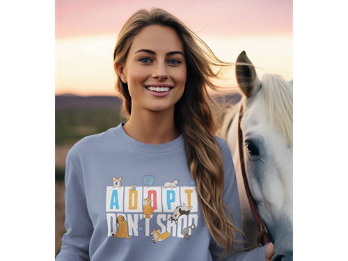 Adopt Don't Shop Long Sleeve Tee