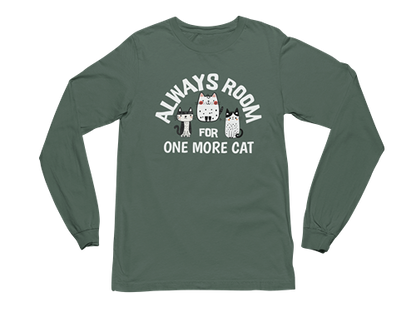 Always Room for One More Cat Long Sleeve Tee