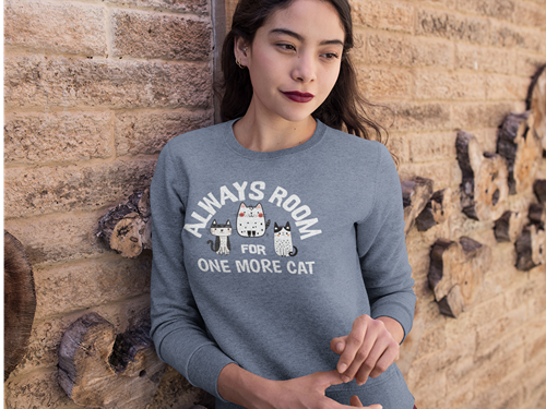 Always Room for One More Cat Sweatshirt