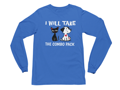 I Will Take the Combo Pack Long Sleeve Tee