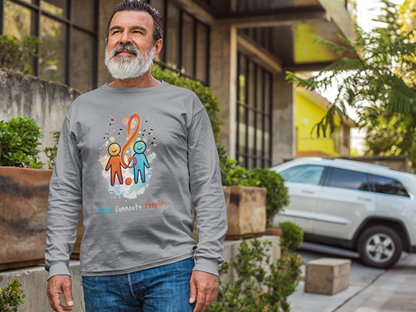 Music Connects People – Colorful Music Lover Long Sleeve Tee
