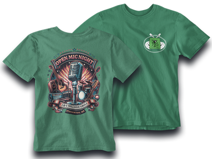 Open Mic Night at J&G Hillside Grill Unisex Tee