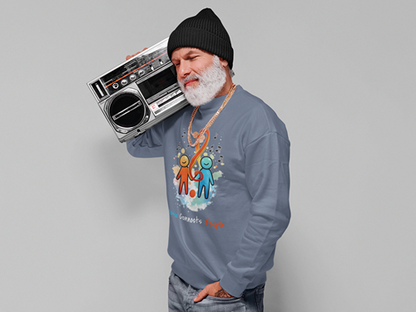 Music Connects People – Colorful Music Lover Sweatshirt