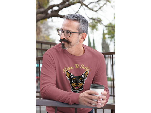 Miss B Says: I Hear a Snack Wrapper – Long Sleeve Tee