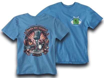 Open Mic Night at J&G Hillside Grill Unisex Tee