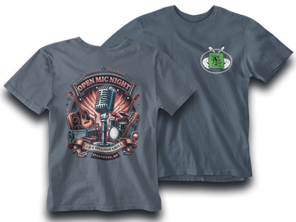 Open Mic Night at J&G Hillside Grill Unisex Tee