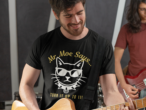 Mr. Moe Says - Turn It Up To 11! Unisex Tee