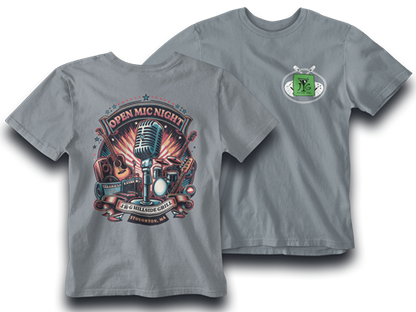 Open Mic Night at J&G Hillside Grill Unisex Tee