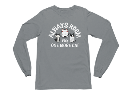 Always Room for One More Cat Long Sleeve Tee