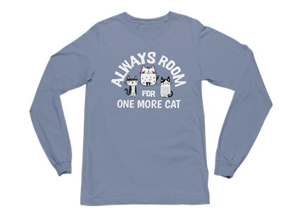 Always Room for One More Cat Long Sleeve Tee