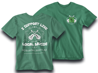I Support Live Local Music at J&G Hillside Grill Unisex Tee