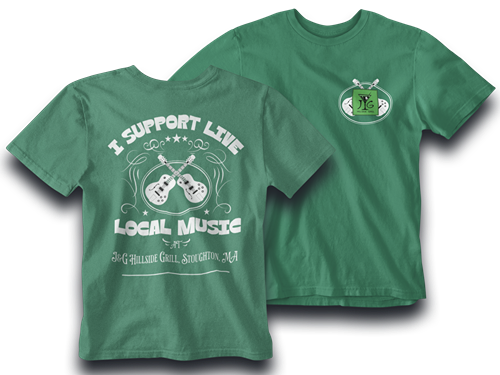 I Support Live Local Music at J&G Hillside Grill Unisex Tee