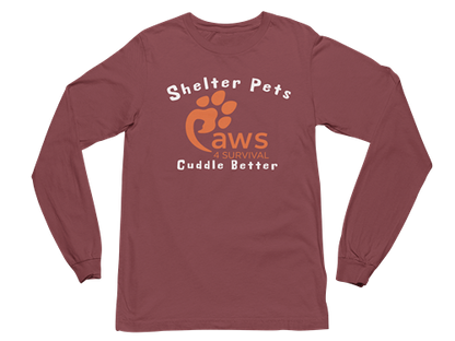 Paws 4 Survival - Long Sleeve - Shelter Pets Cuddle Better