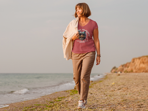 Nine Lives, No Regrets Women’s V-Neck