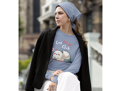 Cat Nap Club Long Sleeve Tee