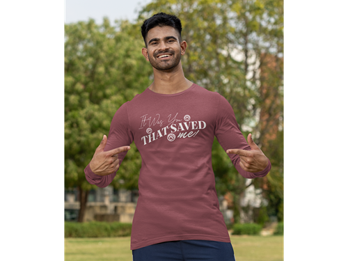 It Was You That Saved Me! Long Sleeve Tee