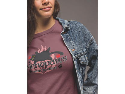 Menopaws – Watch the Claws! Unisex Tee