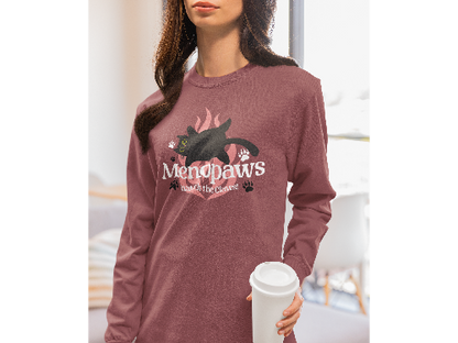 Menopaws – Watch the Claws! Long Sleeve Tee