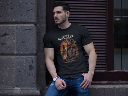 The Last Gunslinger Tee – Dark Western Outlaw Graphic T-Shirt