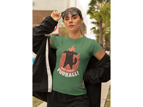 Not Today Furball Unisex Tee