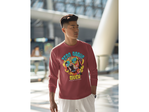 Zero Barks Given Long Sleeve Tee